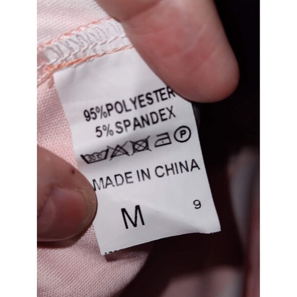 Orange and White Button Down Assymetrical Midi Shirt Dress - size M - Picture 6 of 7